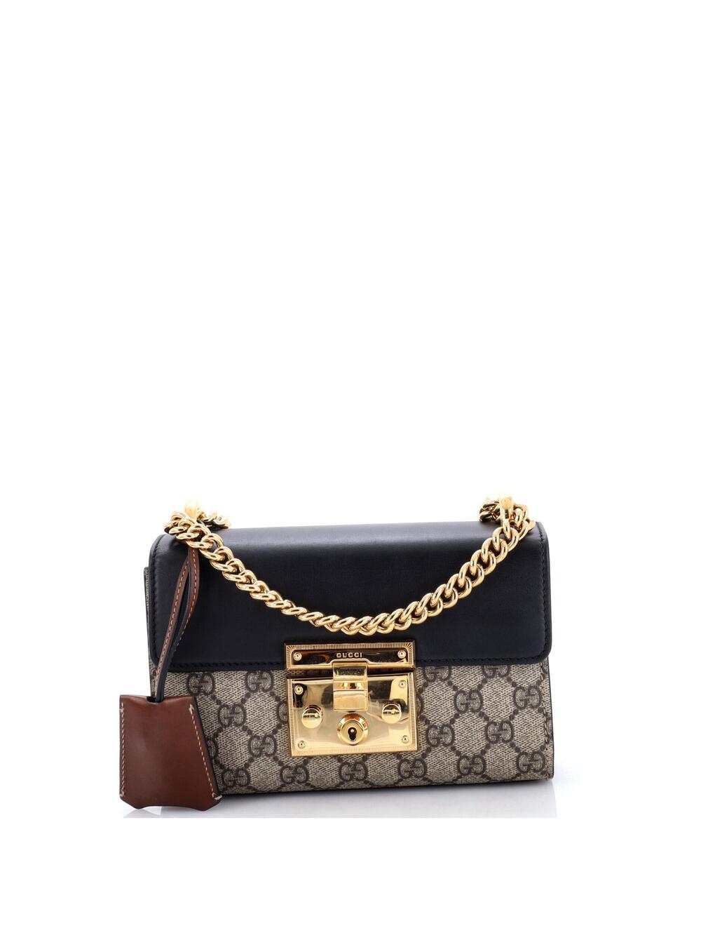 Gucci Padlock Shoulder Bag Gg Coated #364338G11B